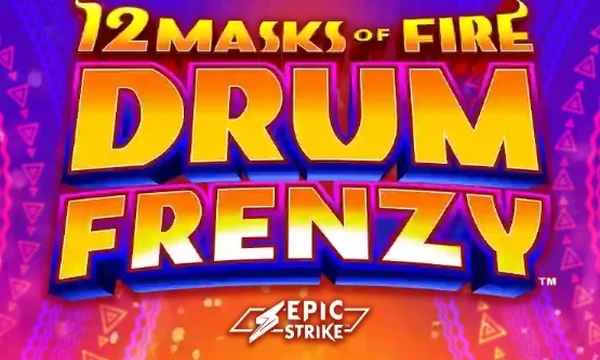 12 Masks of Fire Drum Frenzy slot logo