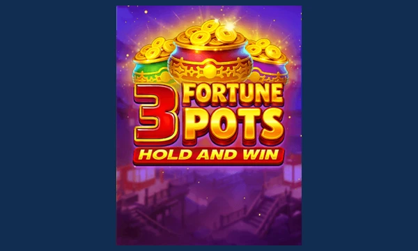 3 Fortune Pots Hold and Win slot logo