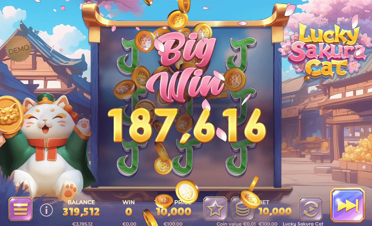 Lucky Sakura Cat gameplay