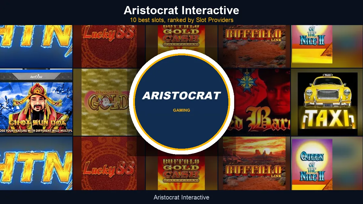 Aristocrat Interactive - best slots at a glance