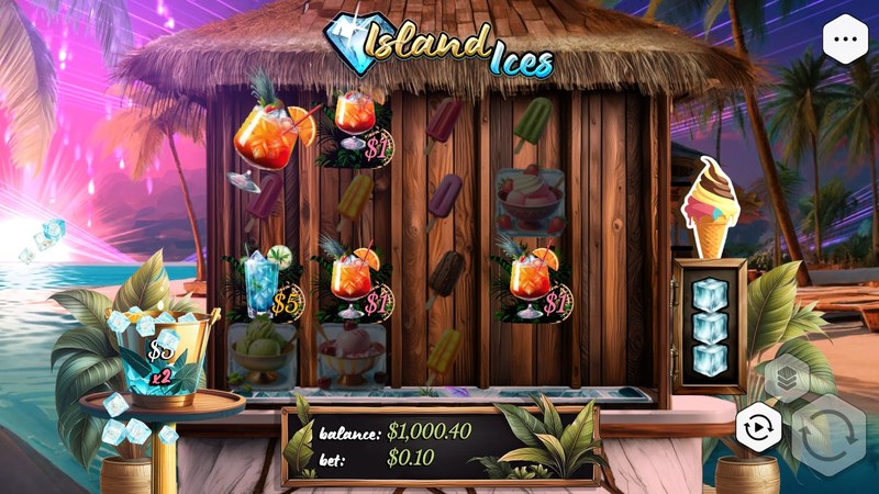 Island Ices beach party feature