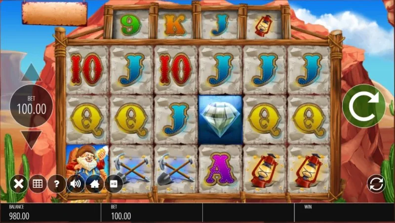 Diamond Mine Megaways gameplay