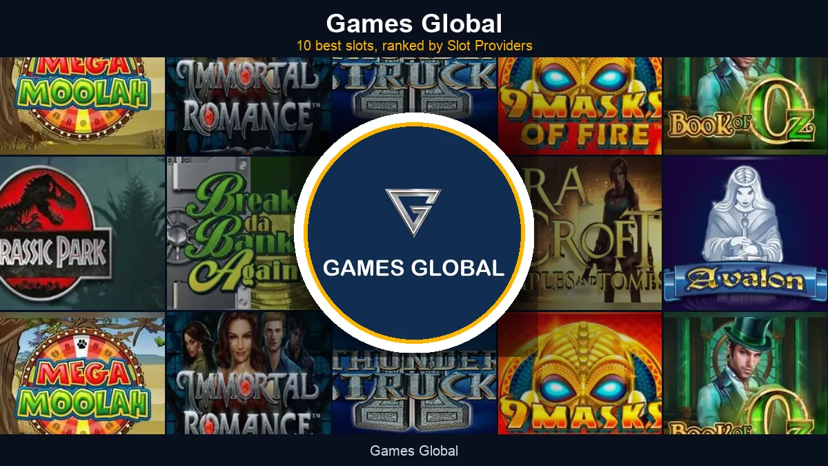 Games Global - best slots at a glance