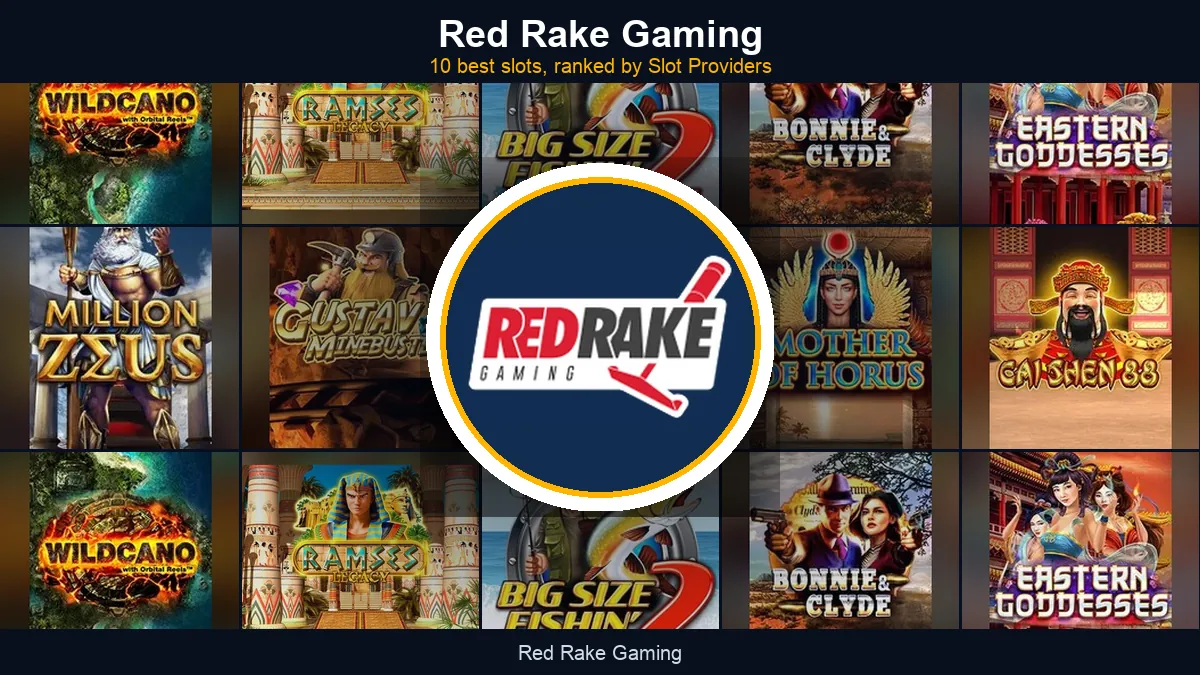 Red Rake Gaming - best slots at a glance