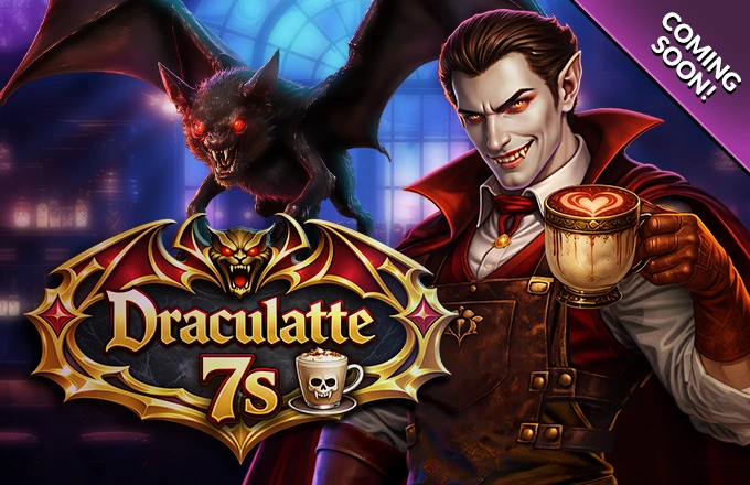 Draculatte 7s slot logo