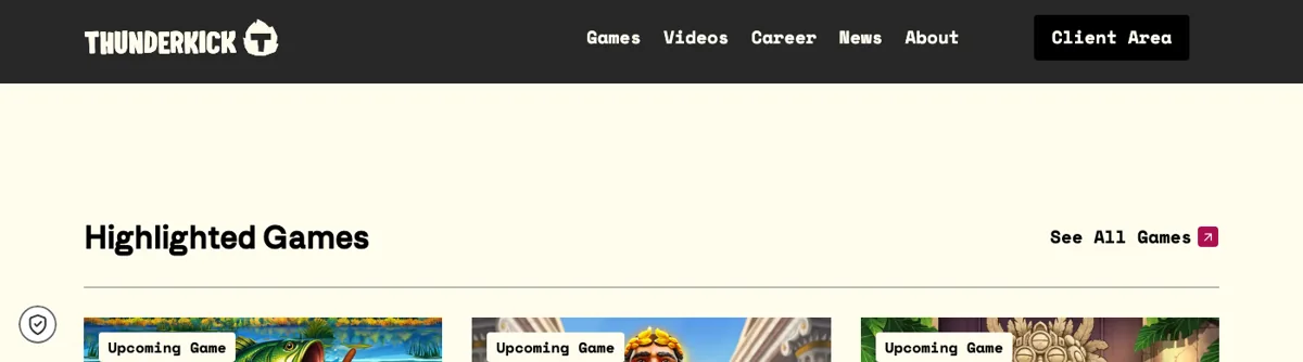 Thunderkick’s official website, thunderkick.com
